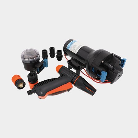 Pompe de lavage Jabsco Hotshot HD6 P602J-219N-3A, 24 V, 23 l/min, 4.8 bar, tuyau 3/4" (19 mm)