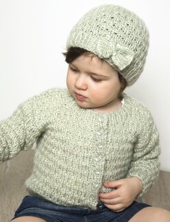 Strikkeoppskrift Barnejakke og lue - Viking of Norway