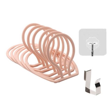 6 stk. Hatteutstillingsholder Hattestativ Krok ROSA