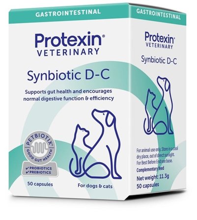 Synbiotic D-C Mangime Complementare Per Cani E Gatti 50 Capsule