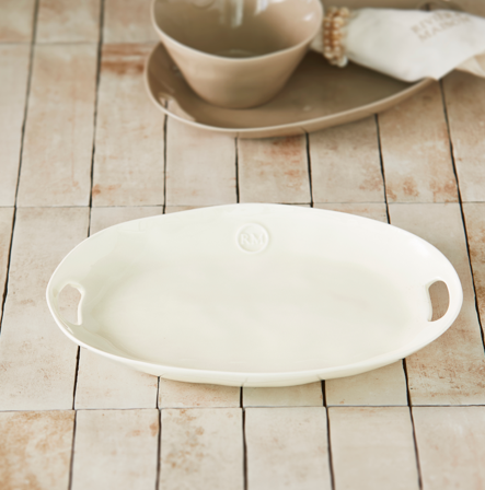 Riviera Maison Portofino Serveringsfat Hvit 36x25