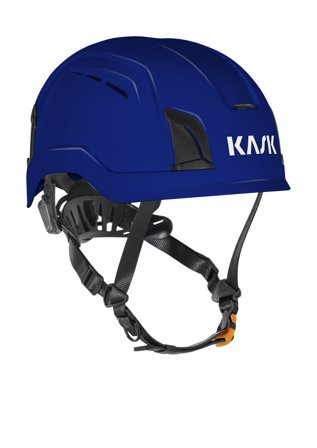KASK Zenith X Air Long Vernehjelm lang hakerem +10 cm, uventilert Blå, Hodebeskyttelse