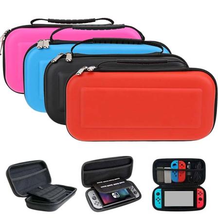 Anti-ridse lynlåstaske EVA beskyttende etui black 26.5*13*6cm