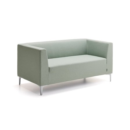 2-seater sofa CASUAL, fabric CURA, green grey