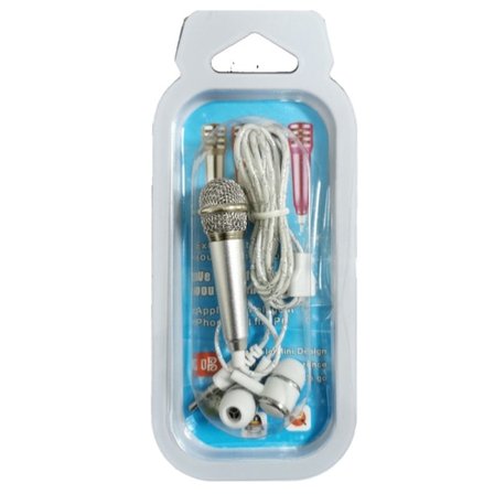 Mikrofon 3,5 mm Stereo Studio Mic KTV Karaoke Mini Mikrofon