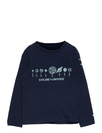 Kids Crewneck Graphic T-Shirt Blue GAP