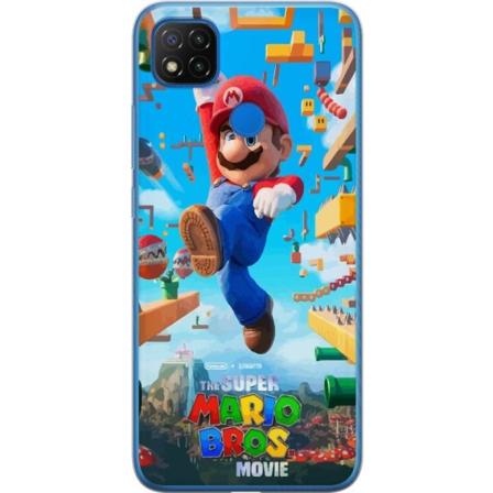 Xiaomi Redmi 9C Genomskinligt Skal Super Mario Bros