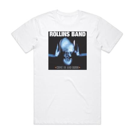 Rollins Band kommer in och bränner cover T-shirt Vit XXXL