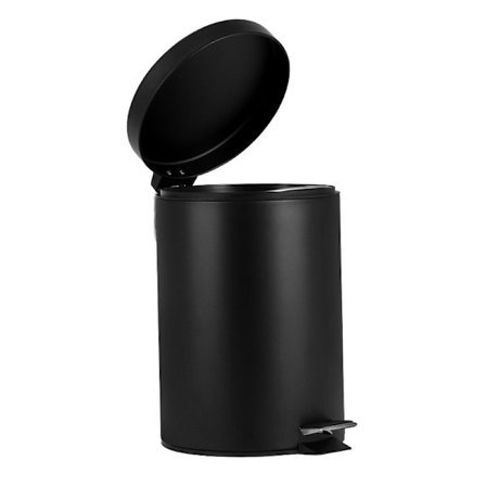 Pedalspand, Metal, Sort,