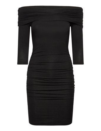 Viscose Dress Black Rosemunde