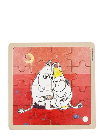 Barbo Toys | Moomin - Wooden Square Puzzle - Caring | ONE SIZE