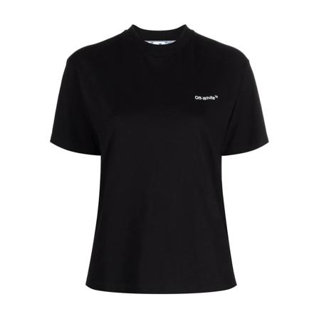 Off White T-Shirts Sort, Dame
