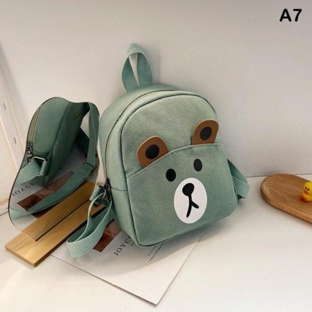 e Barn Skolväskor 3D Tecknad Djur Barnryggsäck Mini Sma A7