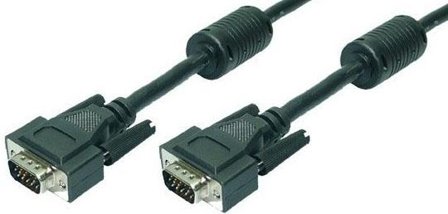 LogiLink - Cable VGA 2x Ferryt HQ, lenght 3m