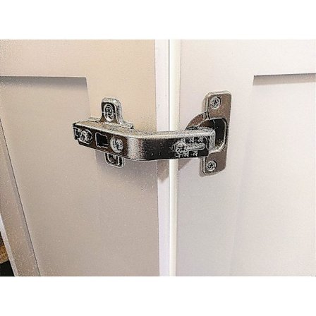 Dww-1 stykke Lazy Susan hengsel ansiktsrammeplate for foldet dør, kjøkkenskap hjørnedør hengsler metall Lasy Susan skap hjørne maskinvare skap dør