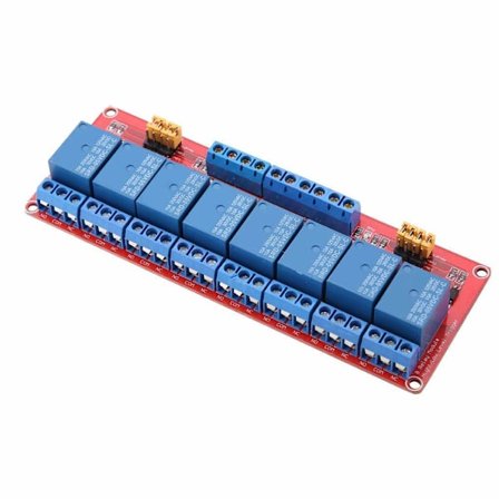 8-kanavainen relemoduuli relekortti optoerottimella matalan tason laukaisimella laajennuskortti Arduino 5V/12V/24V (24V)