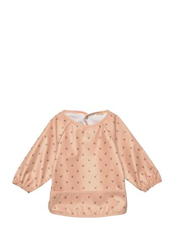 Nbflilo Ls Bib Lil Home Meal Time Bibs Long Sleeve Bib Lyserød Lil'Atelier