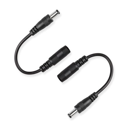 Højkvalitets helt nyt Omvendt Polaritetskonverteringskabel 5.5 X 2.1 til Keyboard Guitar Effektpedal (2 stk)