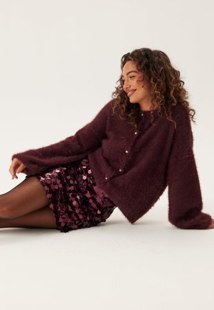 ONLY-Onljadel Sequins Skirt-XL