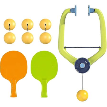 Inomhusbordtennis, hängande set för träning, pingis tränare, interaktionsleksak för föräldrar och barn, hand-öga-koordination, N