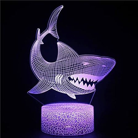 3D Engel Model Illusion Lampe Farverig Led Natlampe til Piger Soveværelse Dekoration USB Skrivebord Bordlampe Fødselsdag År Gave