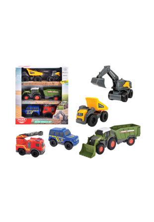Dickie Toys Mini leksaksbilar 5-pack Fordon Unisex Flerfärgad ONESIZE