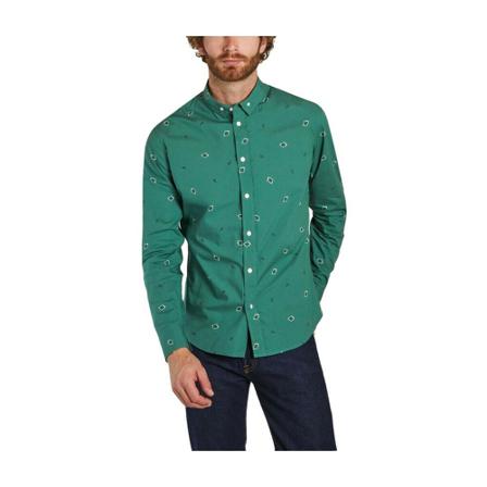 Kenzo Comfort FIT Shirt Grøn, Herre Skjorter