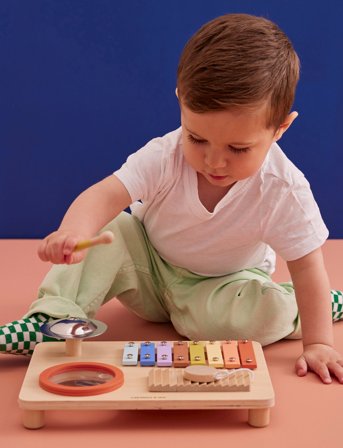 Kid's Concept Music Board - Multi/patterned - ONE SIZE