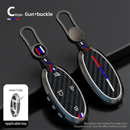 Sinkkiseos + silikoni auton avaimen kotelon suojus Hyundai Kona Ev Grandeur GN7 IONIQ 6 2023 2024 kauko-ohjaimen avaimen suojakuorelle