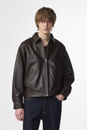 NN07 Petrus Leather 8228 Jacket male Brown Leather