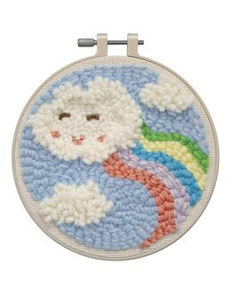 Punch needle kit Regnbue - Design Works Crafts