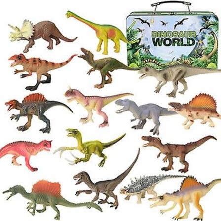 Dinosaur Lelu Figuuri Toiminta-leikkimatto, opetuksellinen realistinen dinosaurusleikkisetti. -ES set 3