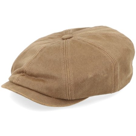 Stetson - Hatteras Co/Pes Brown Flat Cap Flatcap Brown Cap - @ Hatstore