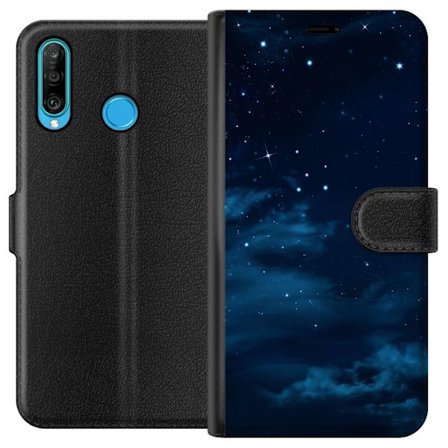 Kompatibelt Lommeboketui til Huawei Huawei P30 lite Himmelen