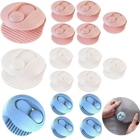 18-delt Dynebetræksklemme Uden Nål Dyne Klemme Anti-bevægelse Dynebetræksklemme