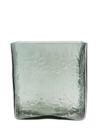 house doctor Vase, Square, Light Blue - Blue - H18CM