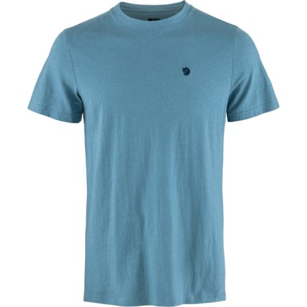 Fjällräven Men's Hemp Blend T-Shirt Top in Dawn Blue | Size: Large, Organic Cotton