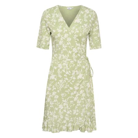 Saint Tropez Mina Wrap Kjole Grøn, Dame