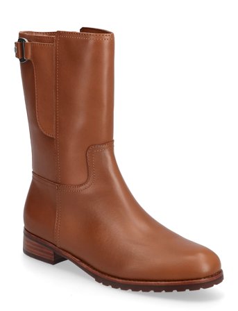 Lauren Ralph Lauren Tasha Calfskin Boot - Brown - 37