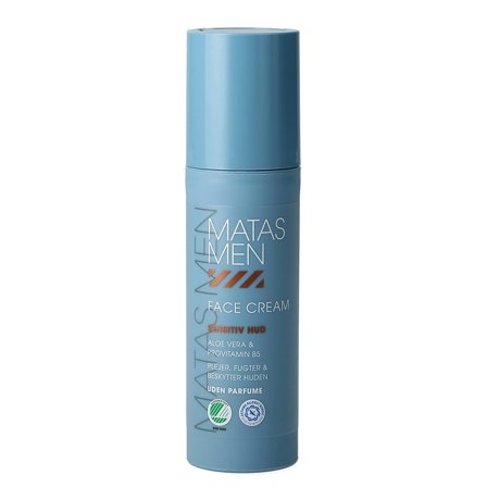 Matas Striber Men Face Cream til Sensitiv Hud Uden Parfume 50 ml, Skincare, Ansigtspleje, Dagcreme