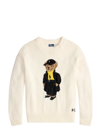 Polo Ralph Lauren | Polo Bear Cotton Crewneck Sweater | XS