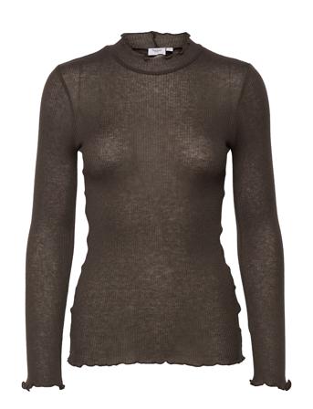 Cikisz Ls Blouse Blus Långärmad Svart Saint Tropez