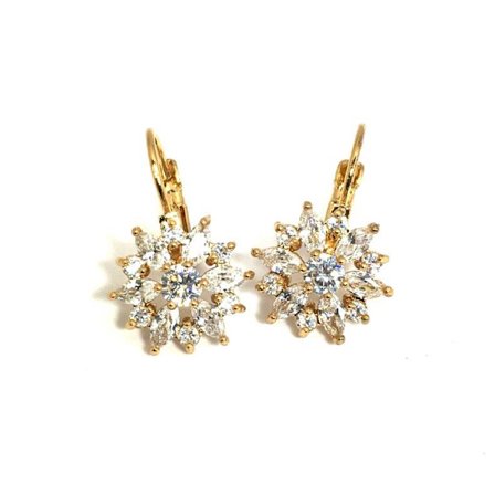 Vackra örhängen av hög kvalitet- blommor