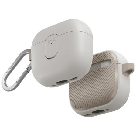 Uniq Clyde Lock-etui til AirPods 4 - Beige