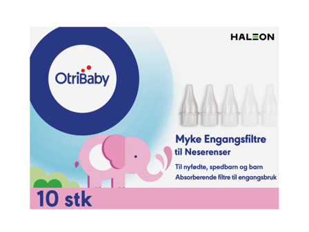 Otribaby Engangsfilter til neserenser, 10 stk.