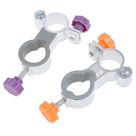 2 stk. klemme på feste for hagestol parasoll uteplass balkong dekk fiskestol paraplystativ holder