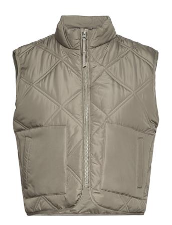 Sc-Fenya Vests Quilted Vests Kakigrønn Soyaconcept*Betinget Tilbud