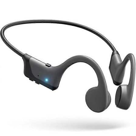 Bone Conduction Headphones HS1, Open-Ear 30 timers batteri, Bluetooth 5.3 trådløse sportshovedtelefoner og headsets, IPX8 vandtæt