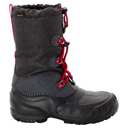 Jack Wolfskin Kids Iceland Texapore High Children lined boots Black 29
