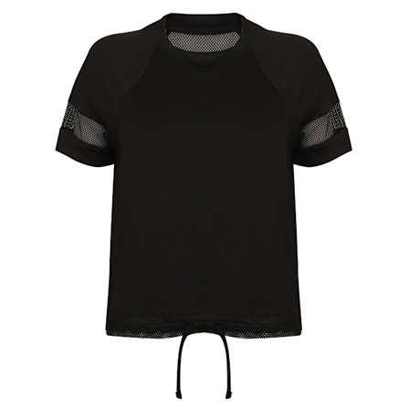 Tombo Dam/Dam Athletic Over T-Shirt S Svart